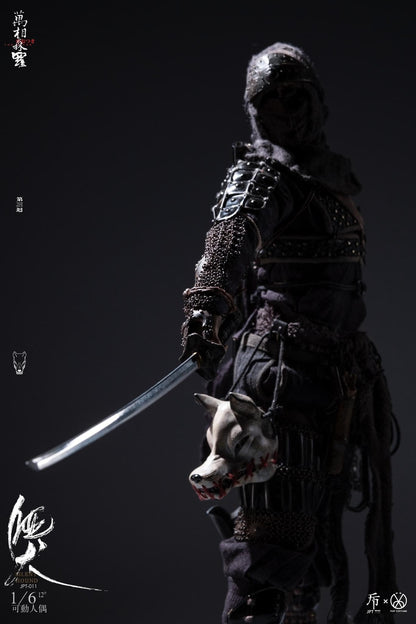 Pedido Figura NINJA-Silent Hound marca JPT design x POP JPT-011 escala 1/6