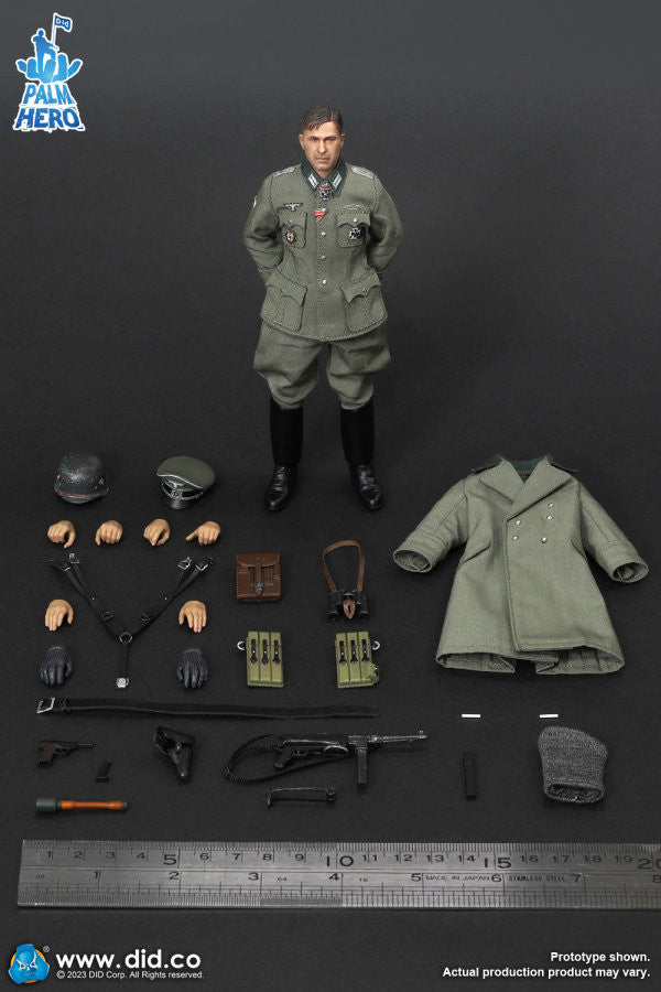 Pedido Figura Captain Thomas - WWII German WH Infantry marca DID XT80007 escala pequeña 1/12