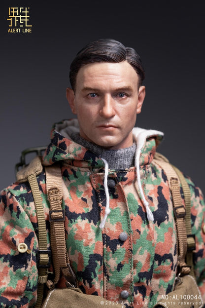 Preventa Figura WWII German Waffen-SS Soldier marca  Alert Line AL100044 escala 1/6