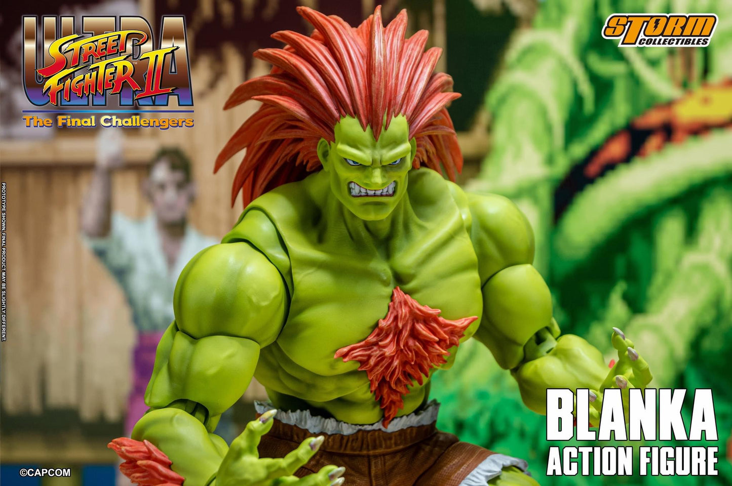 Preventa Figura Blanka - Ultra Street Fighter II: The Final Challengers marca Storm Collectibles CPSF25 escala pequeña 1/12