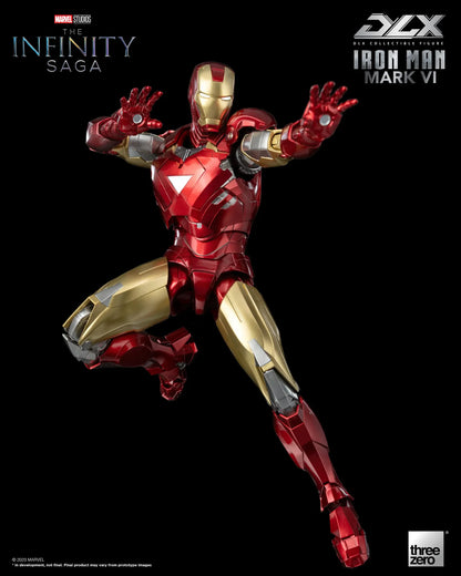 Preventa Figura DLX Iron Man Mark 6 - Marvel Studios: The Infinity Saga marca Threezero 3Z0500 escala pequeña 1/12