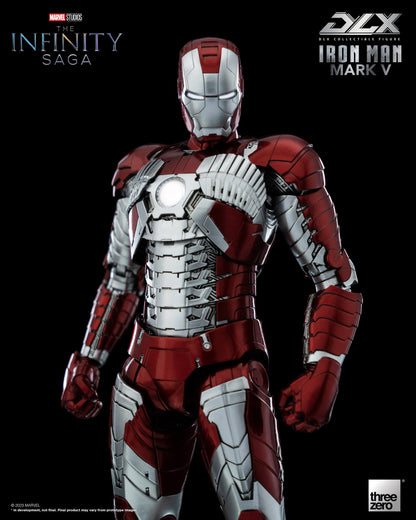 Pedido Figura DLX Iron Man Mark 5 - Avengers: The Infinity Saga marca Threezero 3Z0254 escala pequeña 1/12