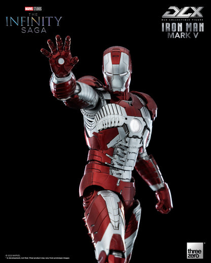 Pedido Figura DLX Iron Man Mark 5 - Avengers: The Infinity Saga marca Threezero 3Z0254 escala pequeña 1/12