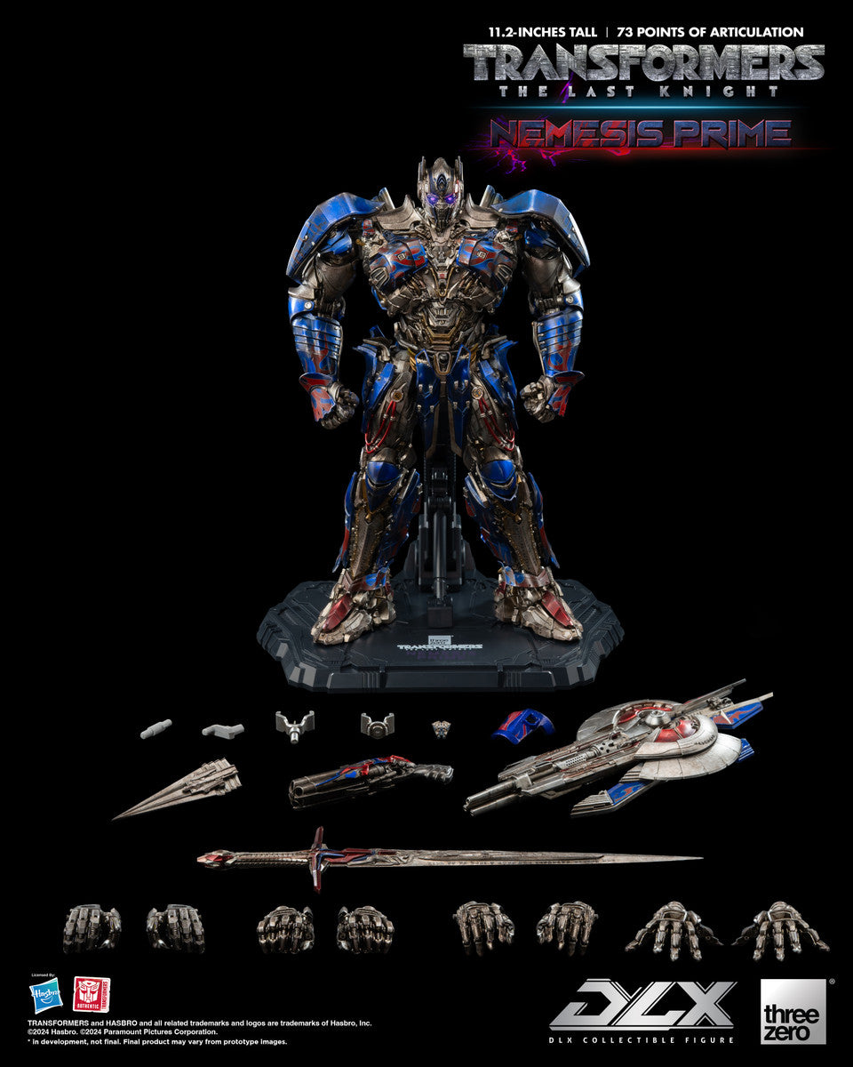 Preventa Figura DLX Nemesis Prime - Transformers: The Last Knight marca Threezero 3Z0579 (28.5 cm)