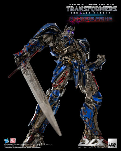 Preventa Figura DLX Nemesis Prime - Transformers: The Last Knight marca Threezero 3Z0579 (28.5 cm)