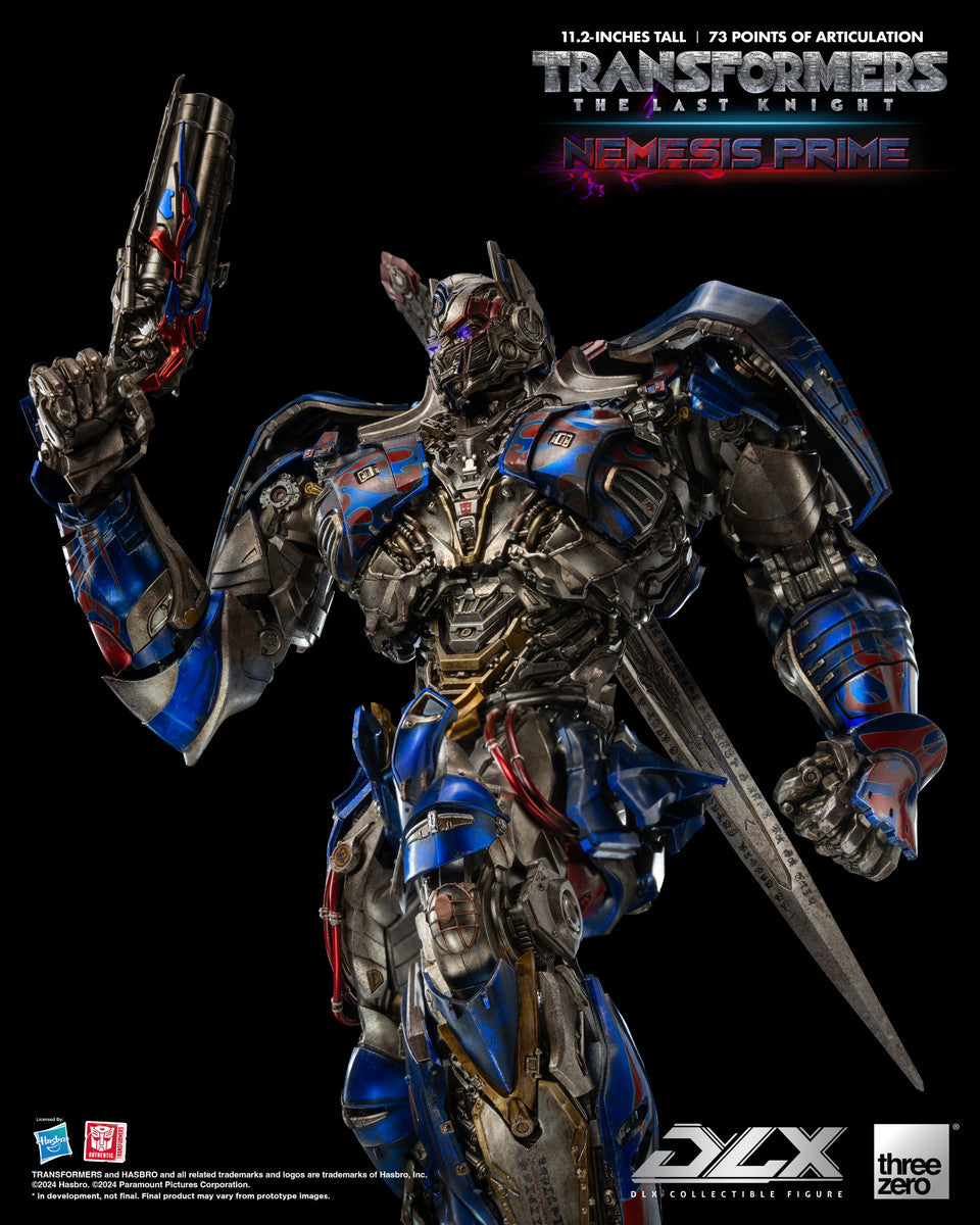 Preventa Figura DLX Nemesis Prime - Transformers: The Last Knight marca Threezero 3Z0579 (28.5 cm)