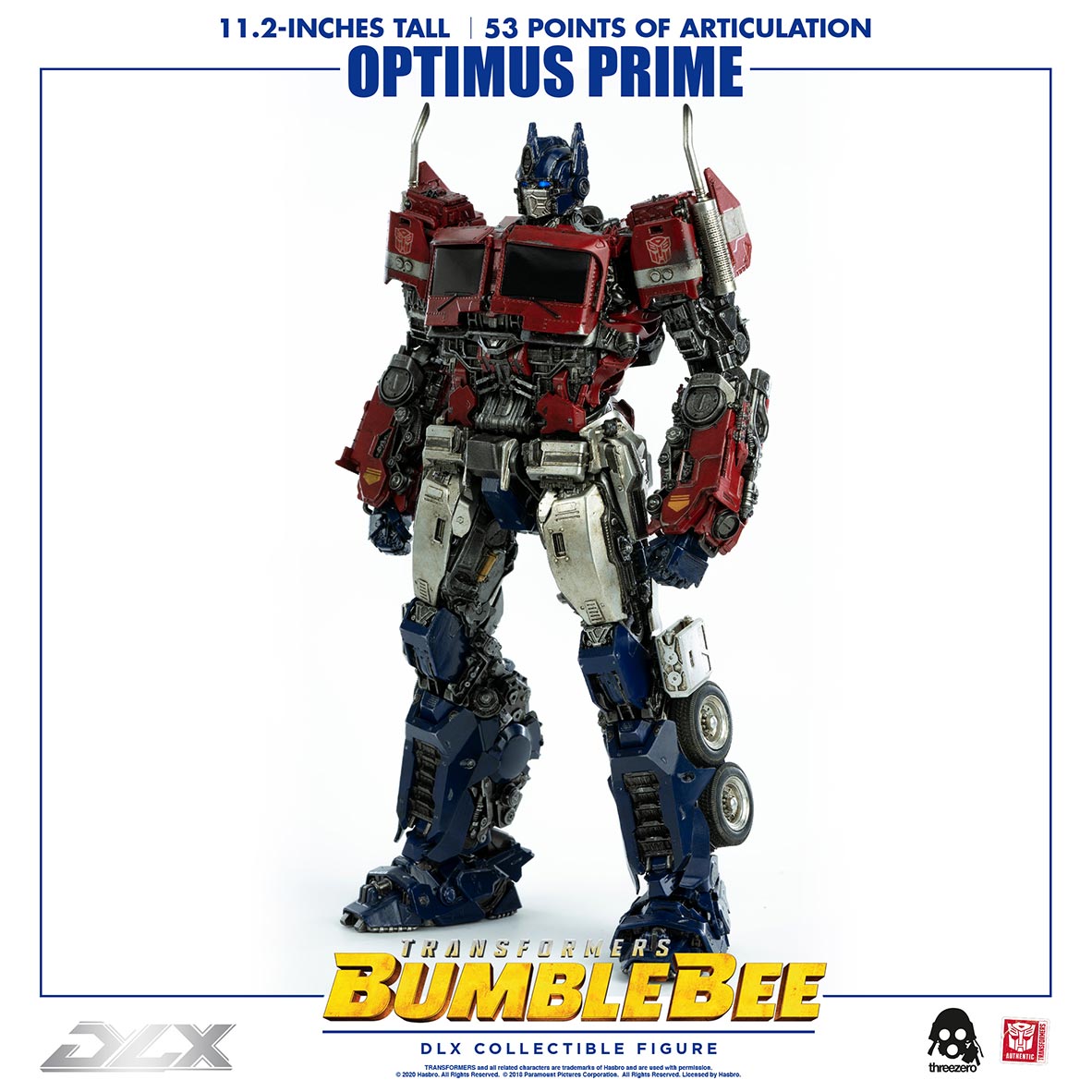 Pedido Figura DLX Optimus Prime - Transformers Bumblebee marca Threezero 3Z0159 (28.4 cm)