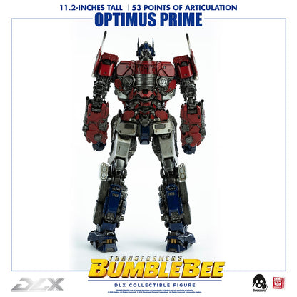 Pedido Figura DLX Optimus Prime - Transformers Bumblebee marca Threezero 3Z0159 (28.4 cm)