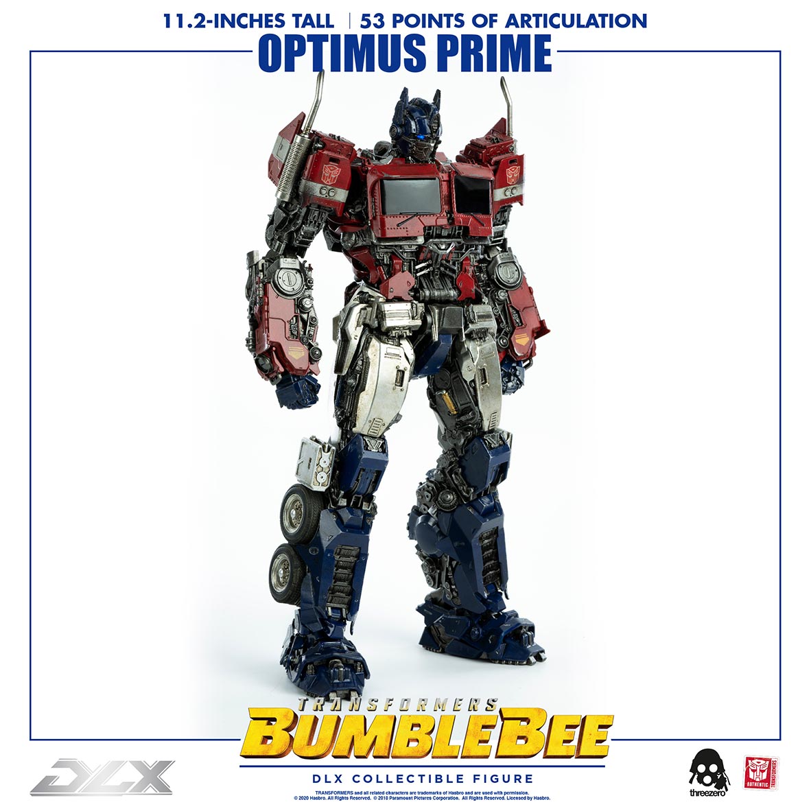 Pedido Figura DLX Optimus Prime - Transformers Bumblebee marca Threezero 3Z0159 (28.4 cm)