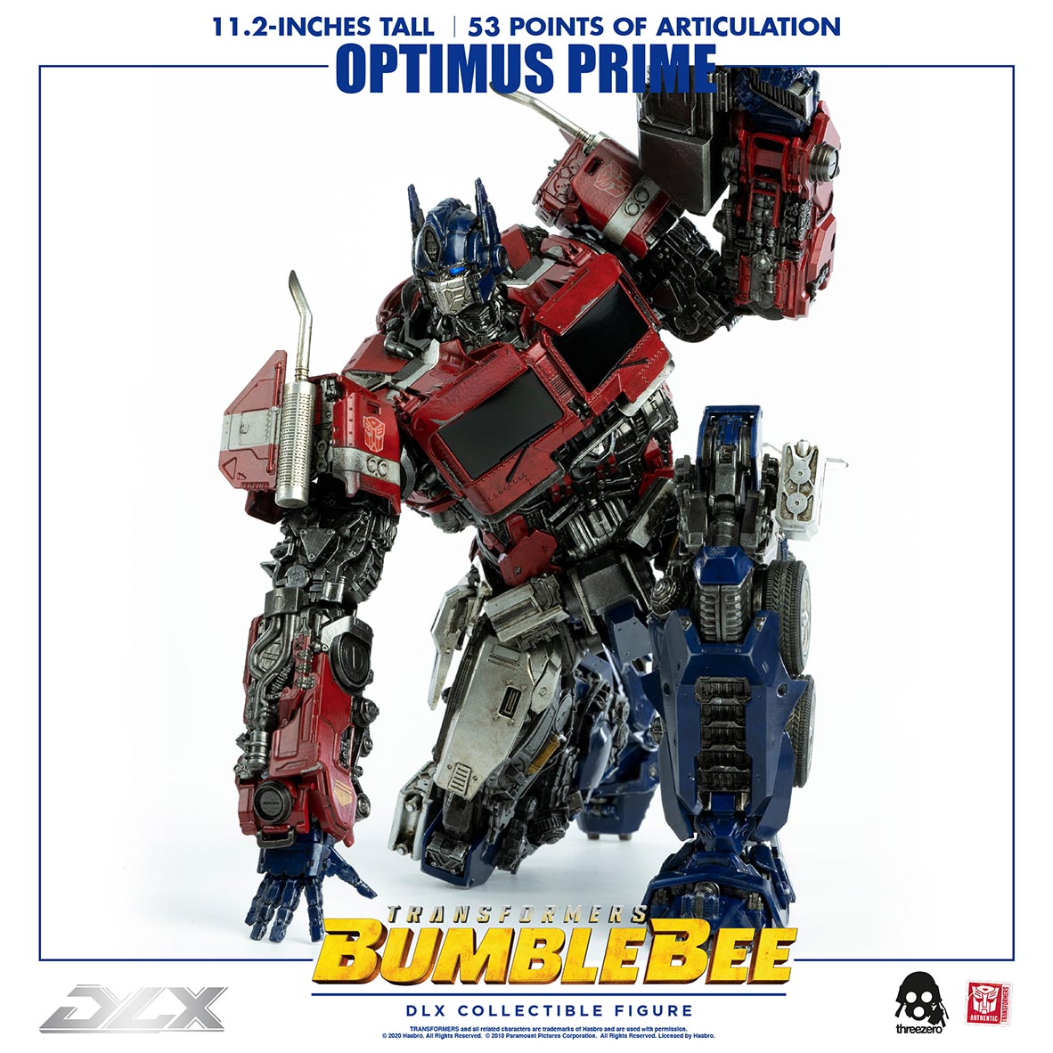 Pedido Figura DLX Optimus Prime - Transformers Bumblebee marca Threezero 3Z0159 (28.4 cm)