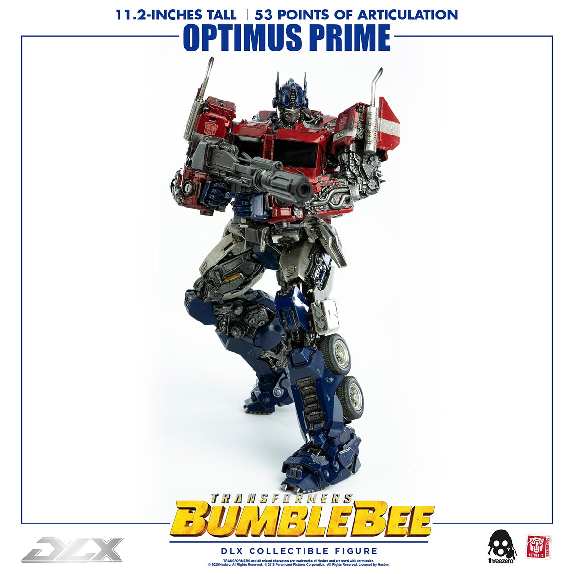 Pedido Figura DLX Optimus Prime - Transformers Bumblebee marca Threezero 3Z0159 (28.4 cm)