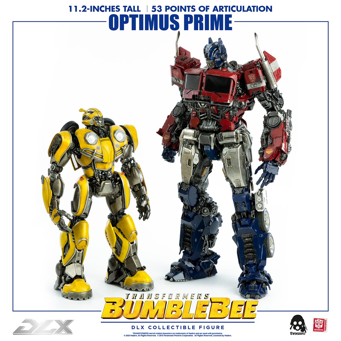 Pedido Figura DLX Optimus Prime - Transformers Bumblebee marca Threezero 3Z0159 (28.4 cm)