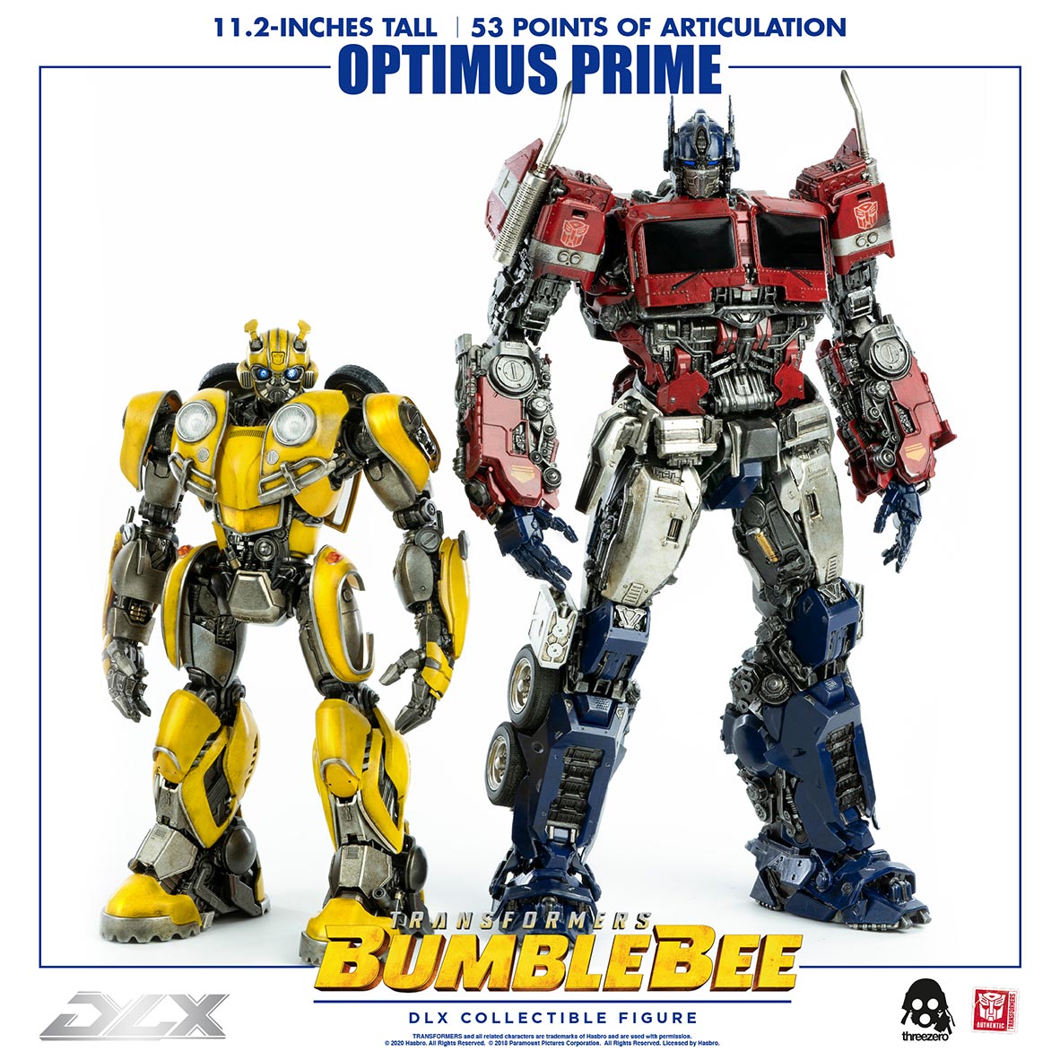 Pedido Figura DLX Optimus Prime - Transformers Bumblebee marca Threezero 3Z0159 (28.4 cm)