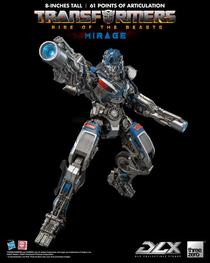 Preventa Figura DLX Mirage - Transformers: Rise of the Beasts marca Threezero 3Z0564 (20.32 cm)