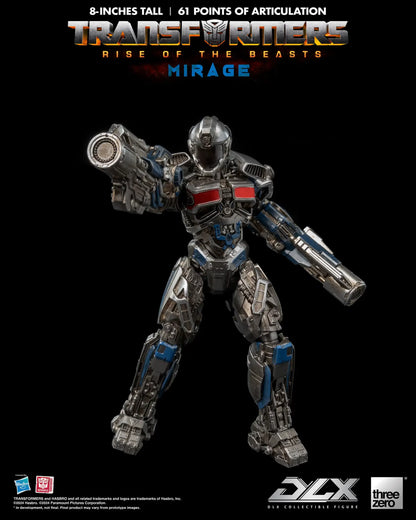 Preventa Figura DLX Mirage - Transformers: Rise of the Beasts marca Threezero 3Z0564 (20.32 cm)