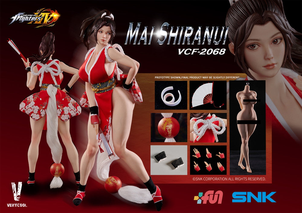 Preventa Figura Mai Shiranui (Estilo de cabello #2) - The King of Fighters XIV marca Verycool VCF-2068S escala 1/6