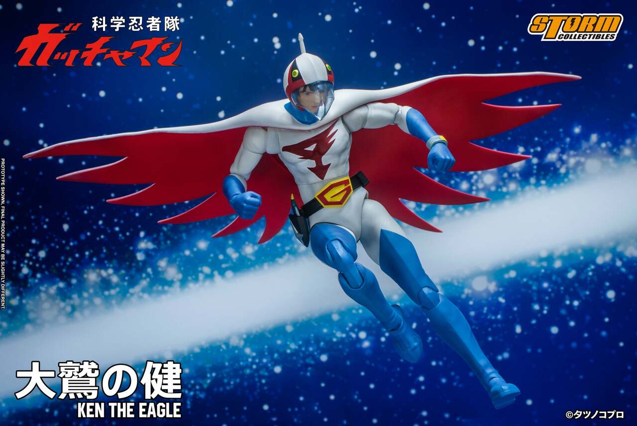 Pedido Figura Ken The Eagle - Gatchaman / Fuerza G marca Storm Collectibles GMKE01 escala pequeña 1/12