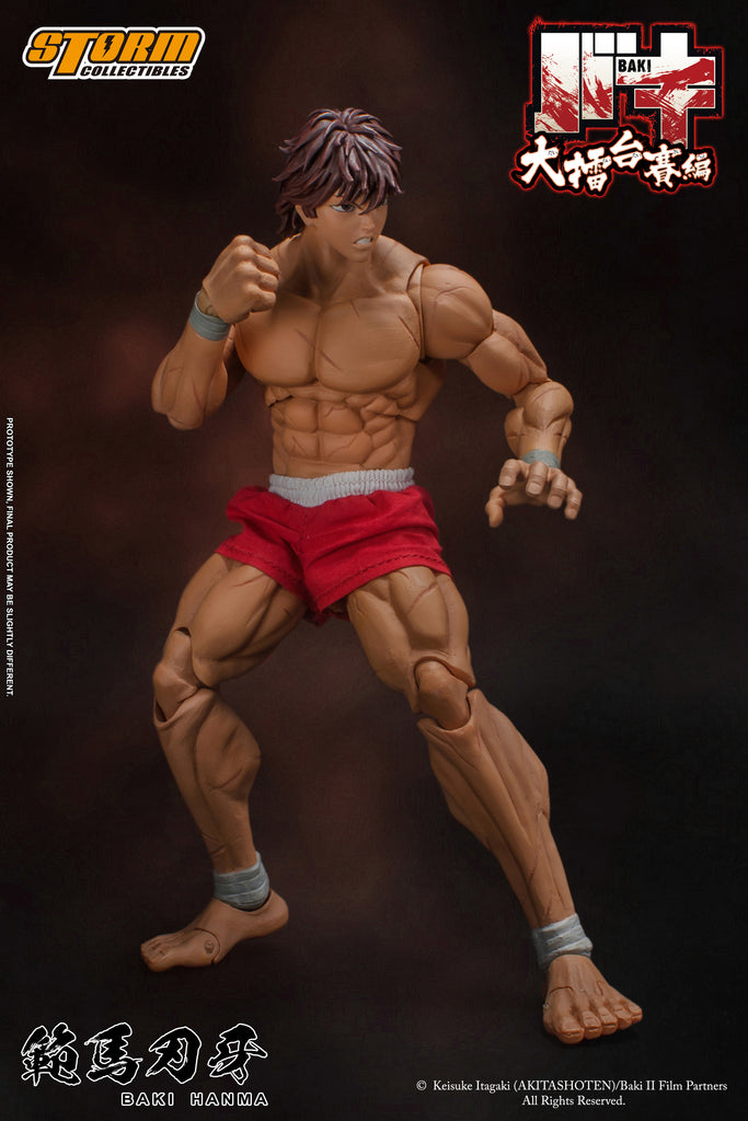 Pedido Figura Baki Hanma - Baki the Grappler marca Storm Collectibles escala pequeña 1/12