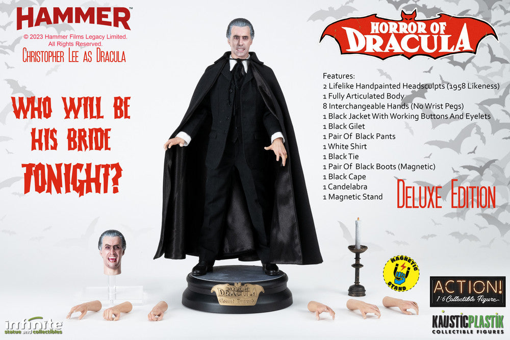 Pedido Figura Count DRACULA (Deluxe version) - Horror of Dracula marca Kaustic Plastik 91436 escala 1/6