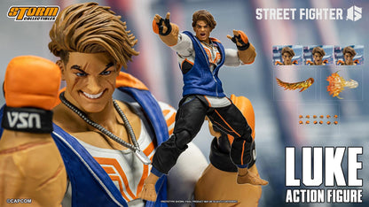 Preventa Figura Luke - Street Fighter 6 marca Storm Collectibles escala pequeña 1/12