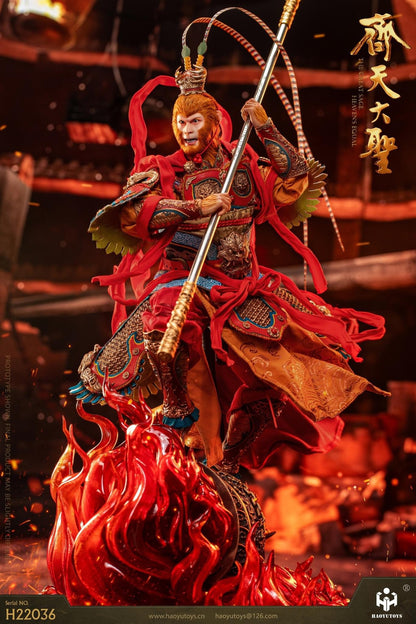 Preventa Figura Monkey King's (Nao Tiangong version) (cobre) marca Haoyutoys H22036 escala 1/6