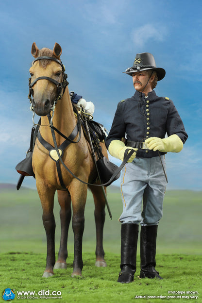 Pedido Figura Caballo de Guerra Marrón (de pie) / Brown War Horse (Standing) - U.S. Civil War marca DID E60076 escala 1/6