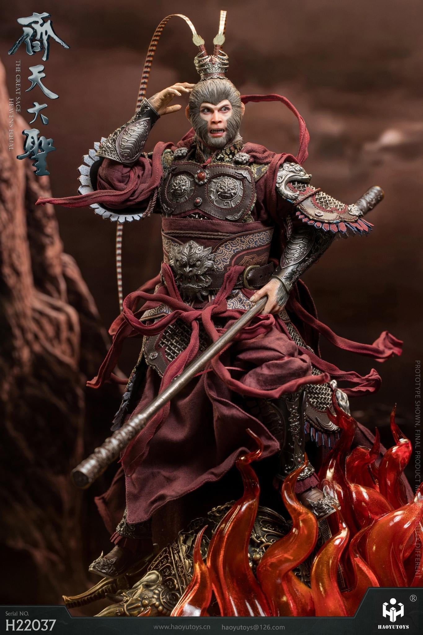 Preventa Figura Monkey King's Dark version (cobre) marca Haoyutoys H22037 escala 1/6