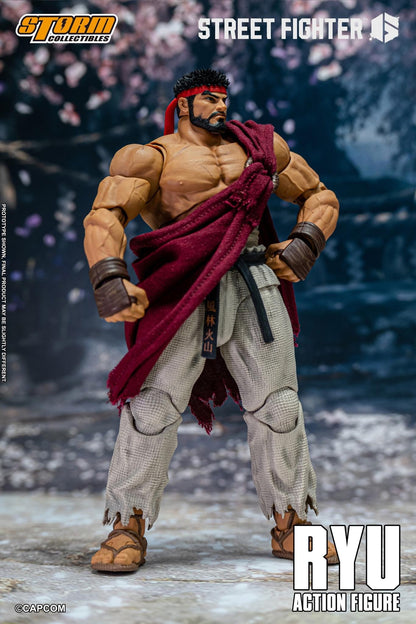 Preventa Figura RYU - Street Fighter 6 marca Storm Collectibles escala pequeña 1/12