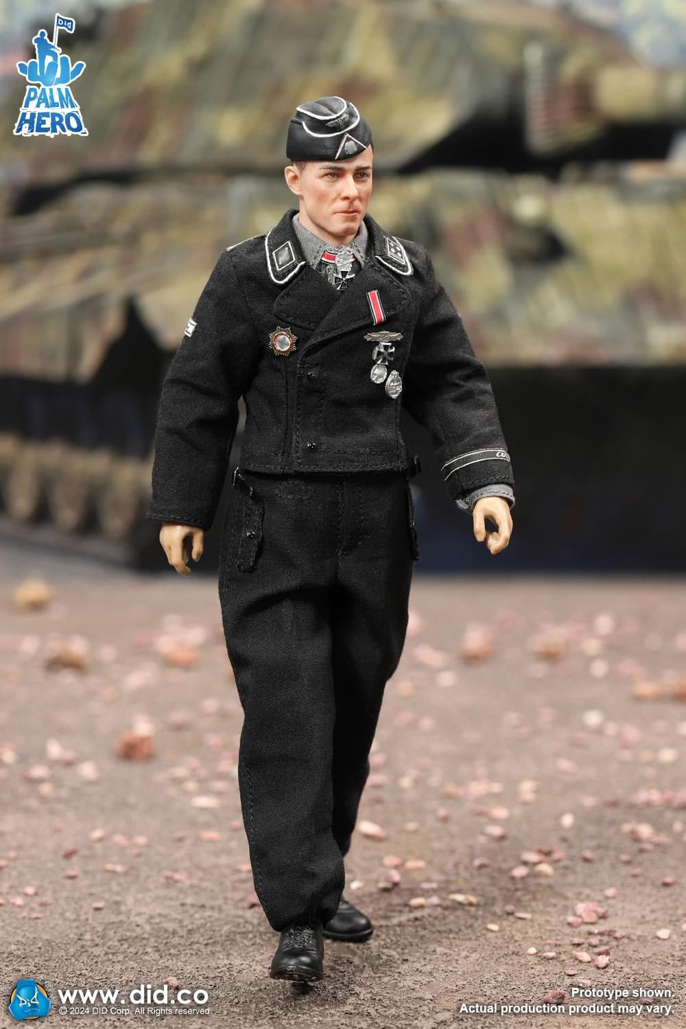 Pedido Figura SS-Standartenführer Joachim Peiper - Palm Hero Series marca DID XD80022 escala pequeña 1/12