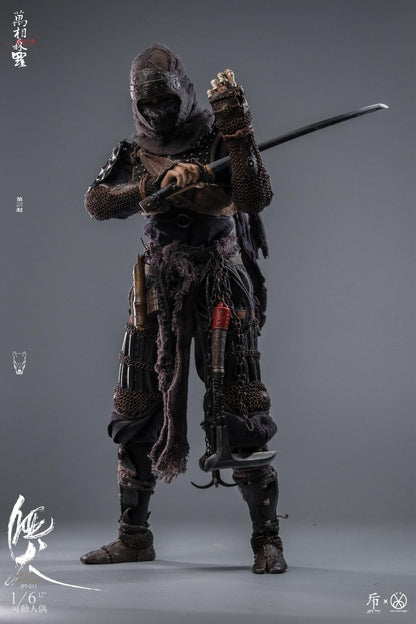 Pedido Figura NINJA-Silent Hound marca JPT design x POP JPT-011 escala 1/6