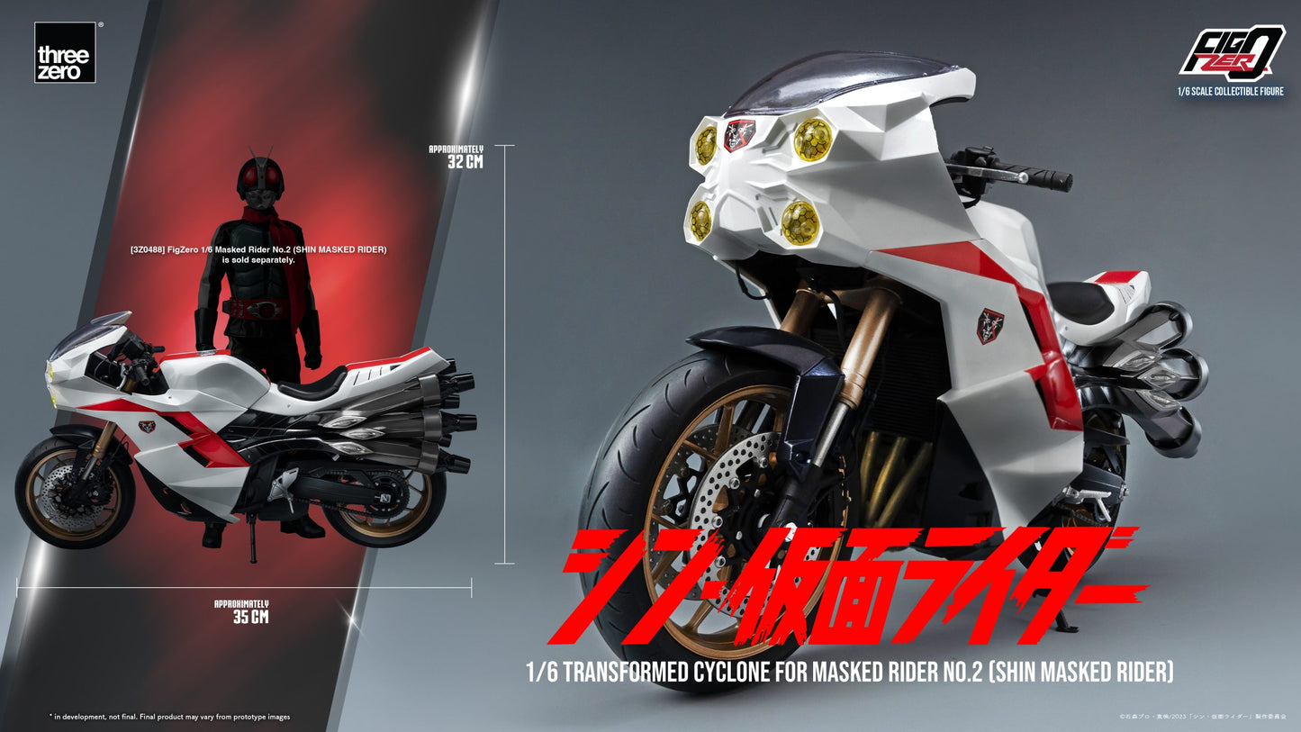 Pedido Vehículo Motocicleta / Transformed Cyclone para Masked Rider No. 2 - FigZero marca Threezero 3Z0493 escala 1/6