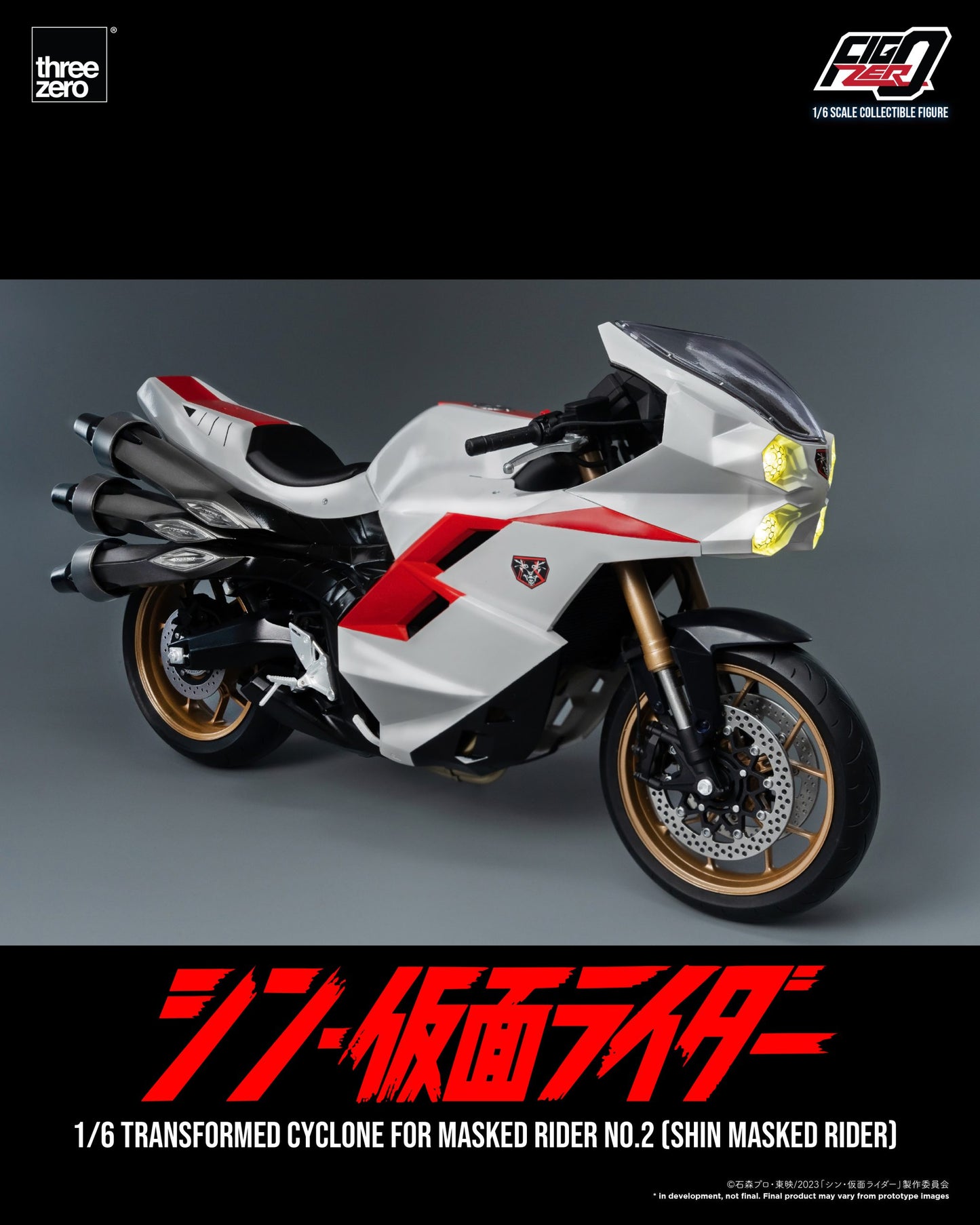 Pedido Vehículo Motocicleta / Transformed Cyclone para Masked Rider No. 2 - FigZero marca Threezero 3Z0493 escala 1/6