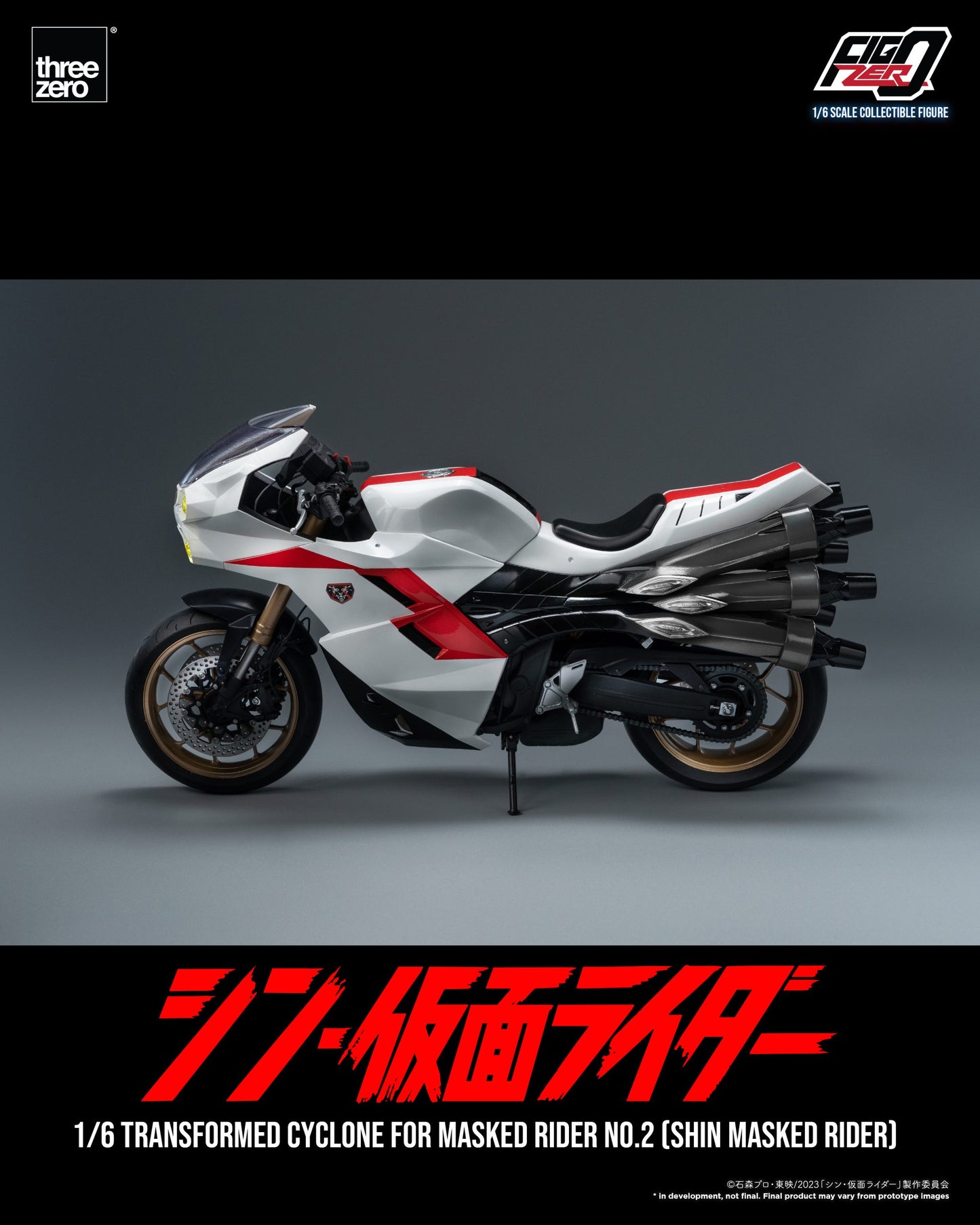 Pedido Vehículo Motocicleta / Transformed Cyclone para Masked Rider No. 2 - FigZero marca Threezero 3Z0493 escala 1/6