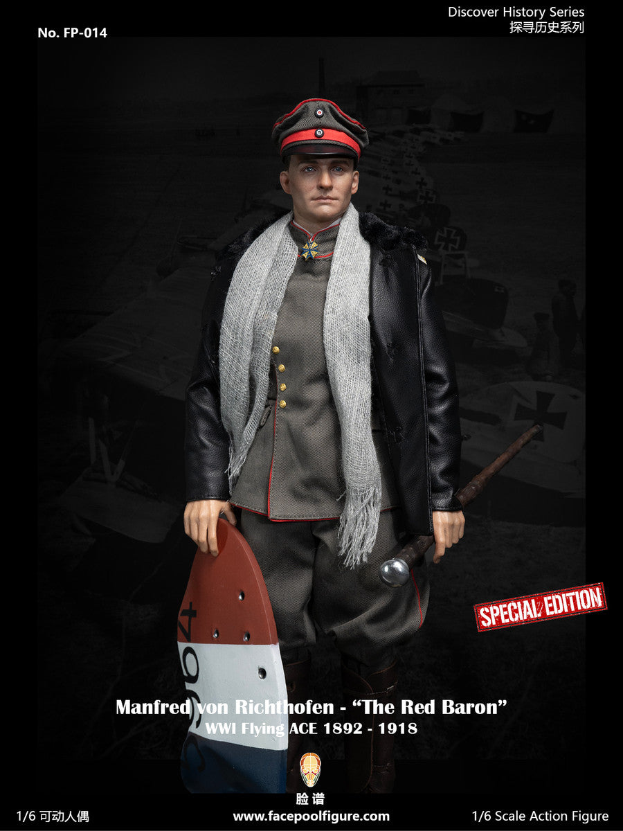 Preventa Figura Manfred von Richthofen "The Red Baron" (Special Edition) marca Facepool FP014B escala 1/6