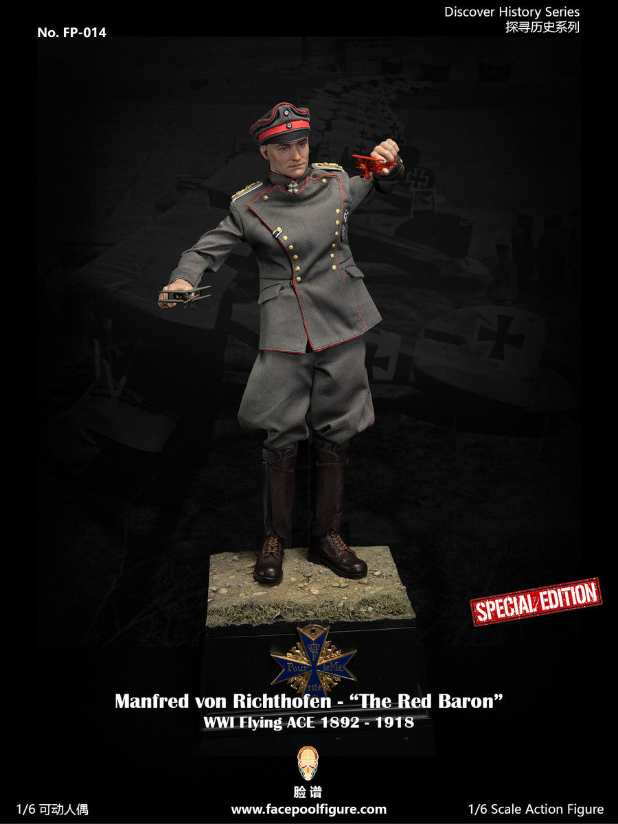 Preventa Figura Manfred von Richthofen "The Red Baron" (Special Edition) marca Facepool FP014B escala 1/6