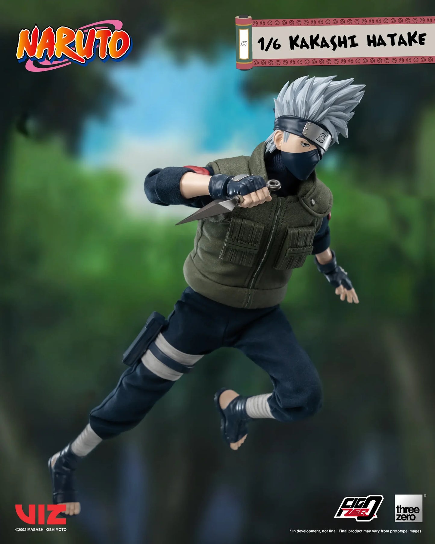 Pedido Figura Kakashi Hatake - NARUTO FigZero marca Threezero 3Z0262 escala 1/6