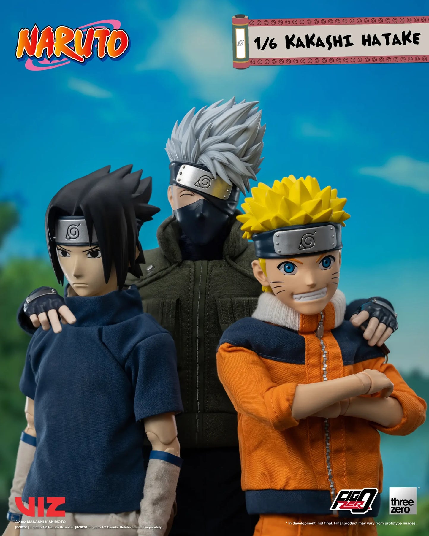 Pedido Figura Kakashi Hatake - NARUTO FigZero marca Threezero 3Z0262 escala 1/6