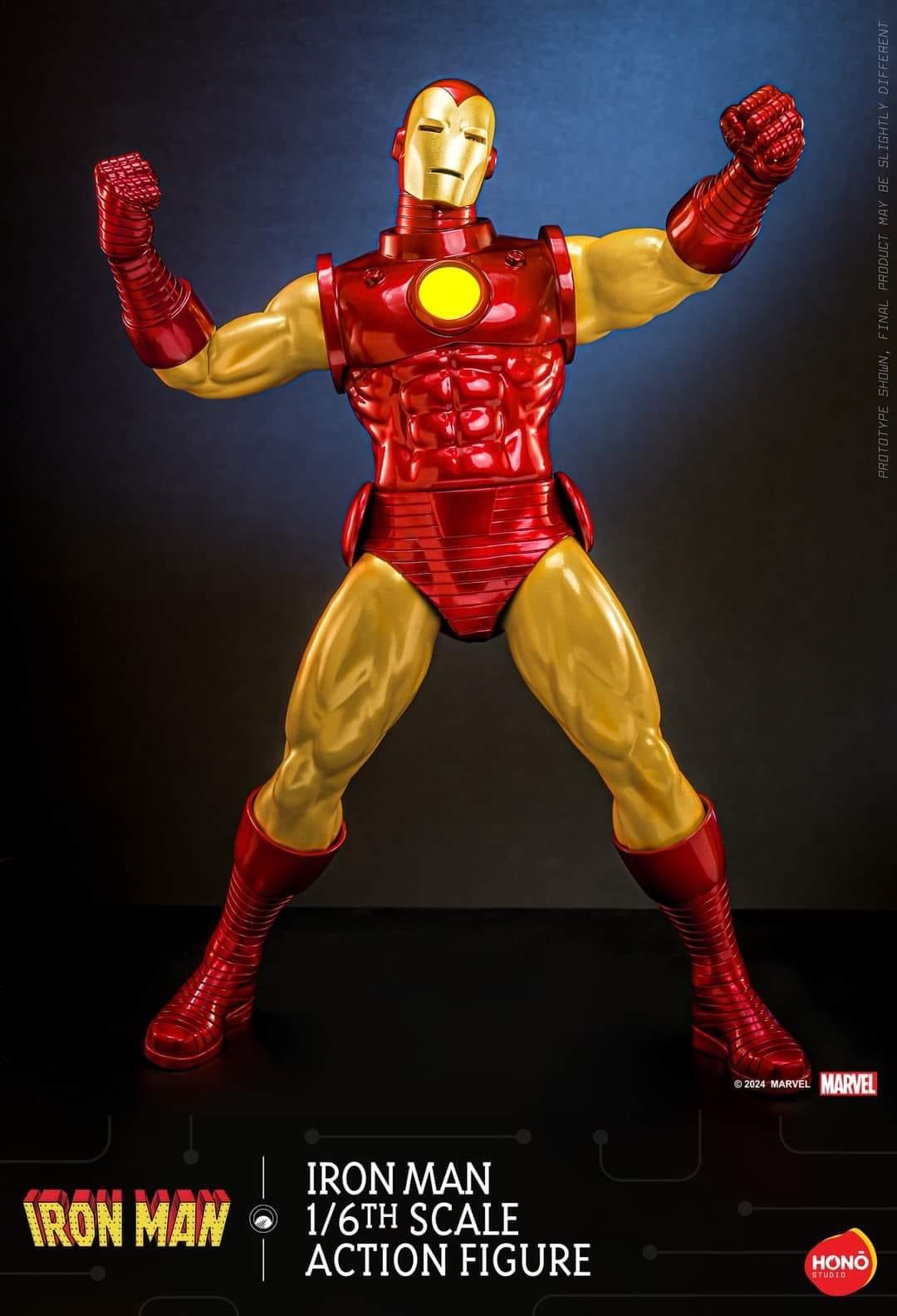 Preventa Figura Iron Man marca Hot Toys x Hono Studio HS05 escala 1/6