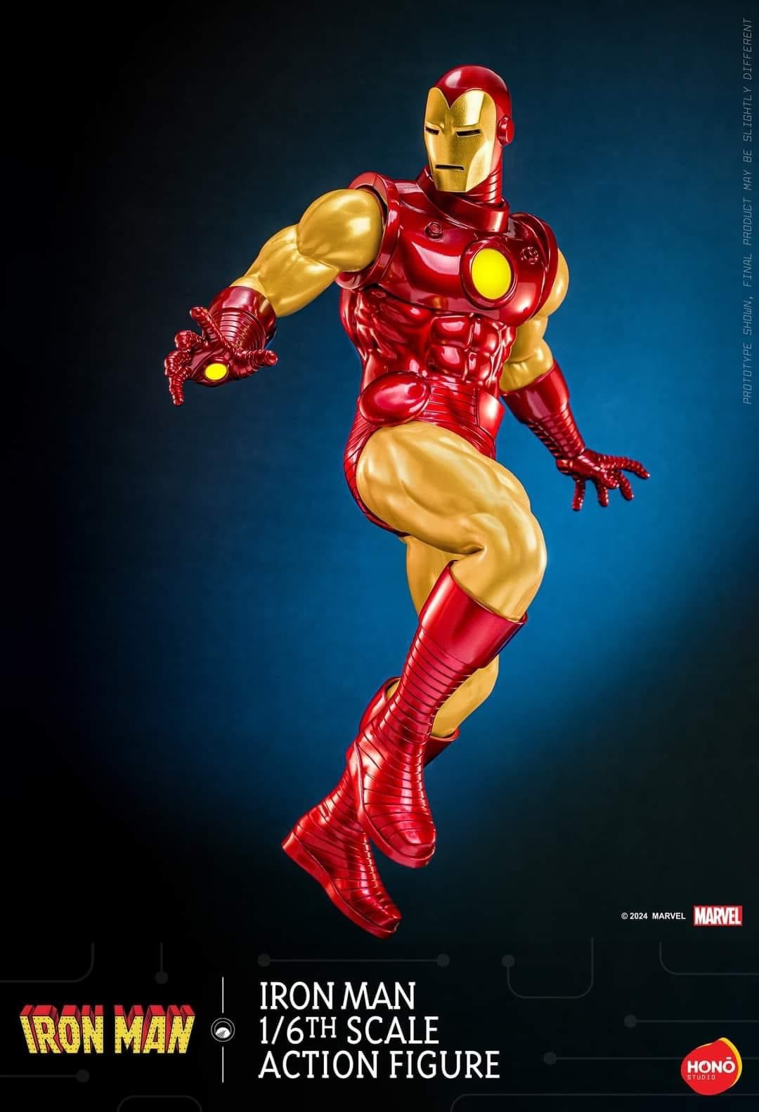 Preventa Figura Iron Man marca Hot Toys x Hono Studio HS05 escala 1/6