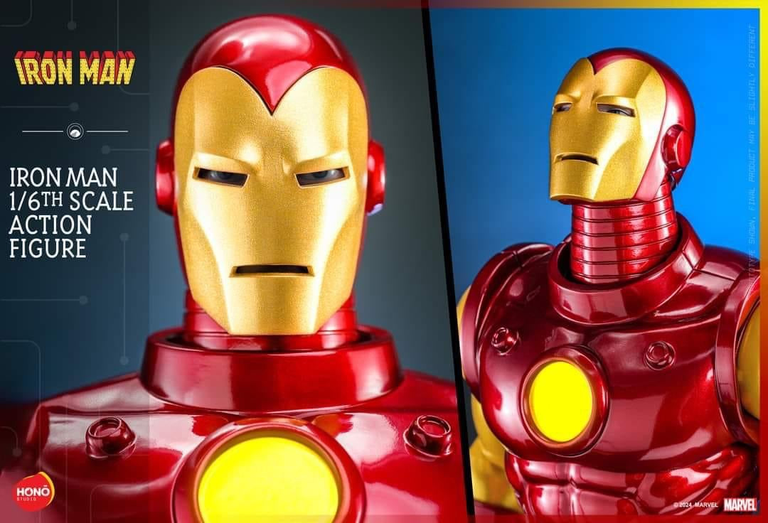 Preventa Figura Iron Man marca Hot Toys x Hono Studio HS05 escala 1/6