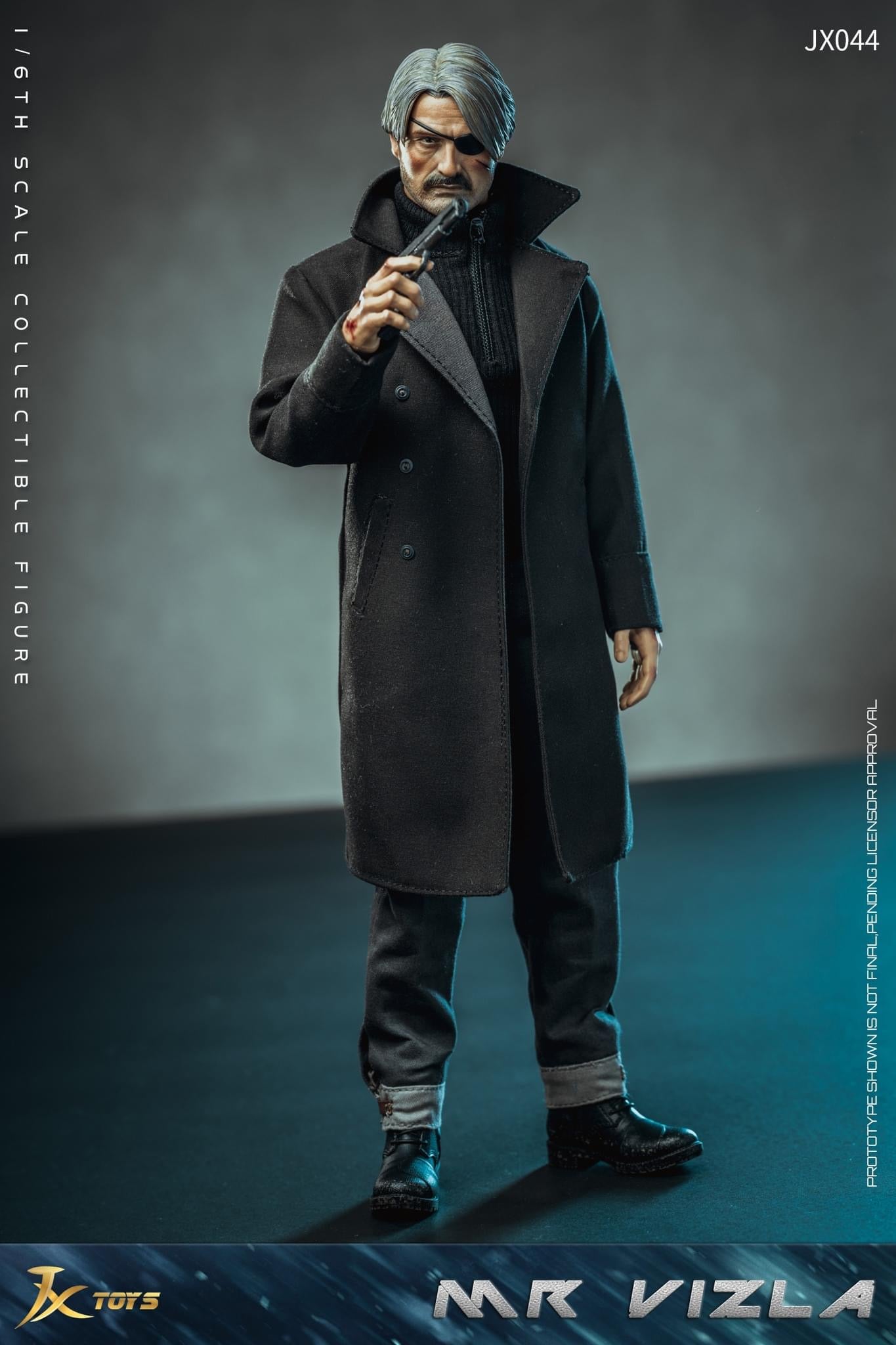 Preventa Figura Black Agent marca JX Toys JX044 escala 1/6