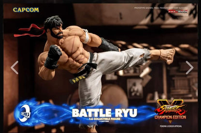 Preventa Figura Battle RYU (Limited Edition) - Street Fighter V: Champion Edition - Iconiq Gaming Series marca Iconiq Studios IQGS-06 escala 1/6