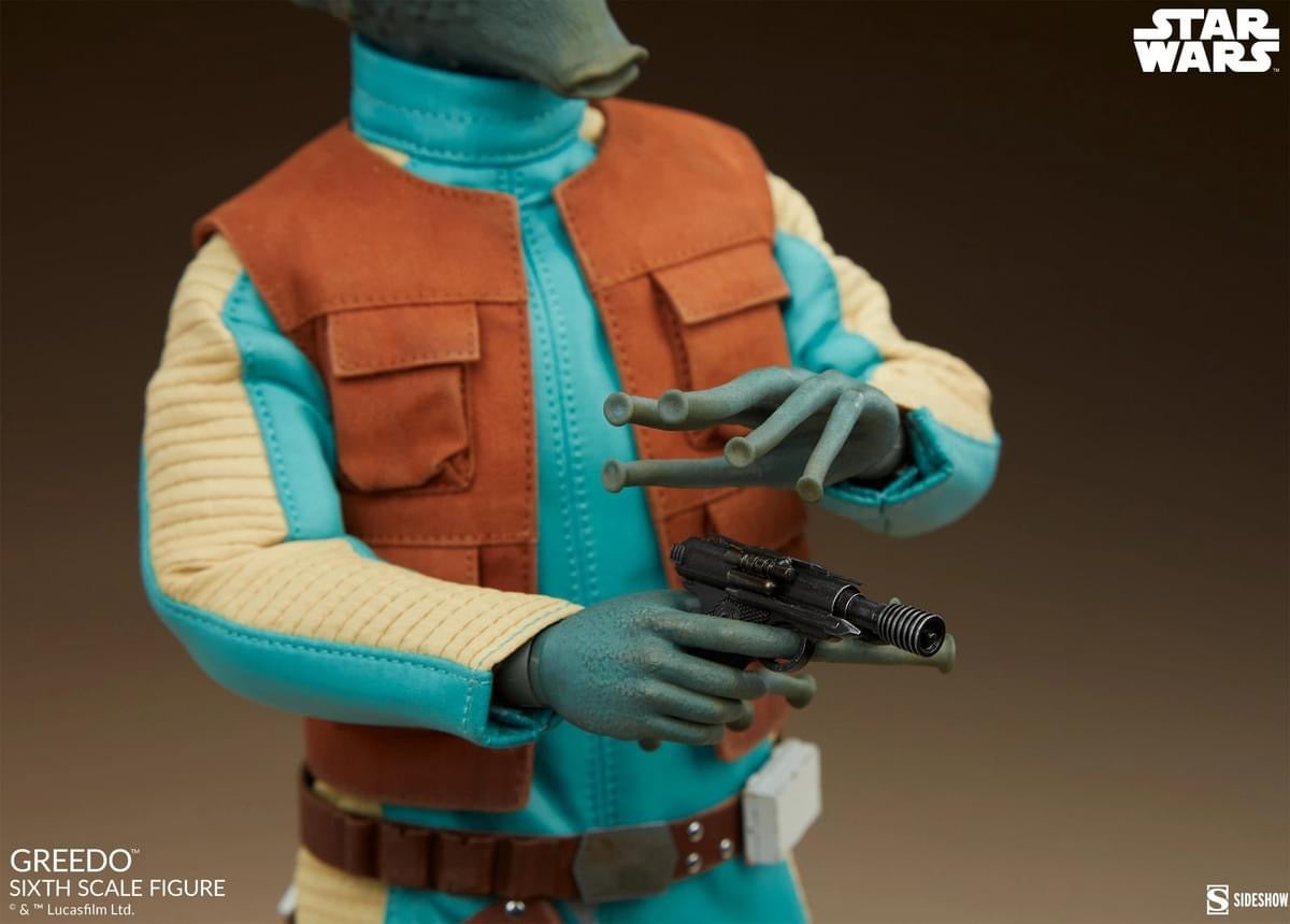 Preventa Figura Greedo™ - Scum & Villainy - Star Wars: Episodio IV Una Nueva Esperanza ™ marca Sideshow Collectibles #100489 escala 1/6