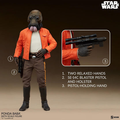 Preventa Figura Ponda Baba™ - Scum & Villainy - Star Wars: Episodio IV Una Nueva Esperanza ™ marca Sideshow Collectibles #100488 escala 1/6