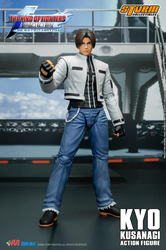 Pedido Figura Kyo Kusanagi - The King of Fighters 2002 Unlimited Match marca Storm Collectibles SKKF08 escala pequeña 1/12