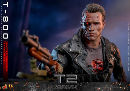 Preventa Figura T-800 (Battle Damaged Version 2.0) - Terminator 2: Judgment Day marca Hot Toys DX46 escala 1/6