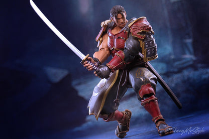 Pedido Figura Heishiro Mitsurugi - Soulcalibur VI marca Storm Collectibles escala pequeña 1/12