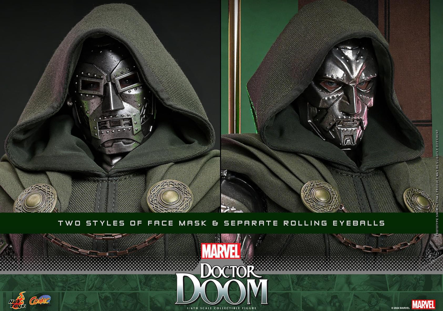 Preventa Figura Doctor Doom - Marvel Comics marca Hot Toys CMS022 escala 1/6