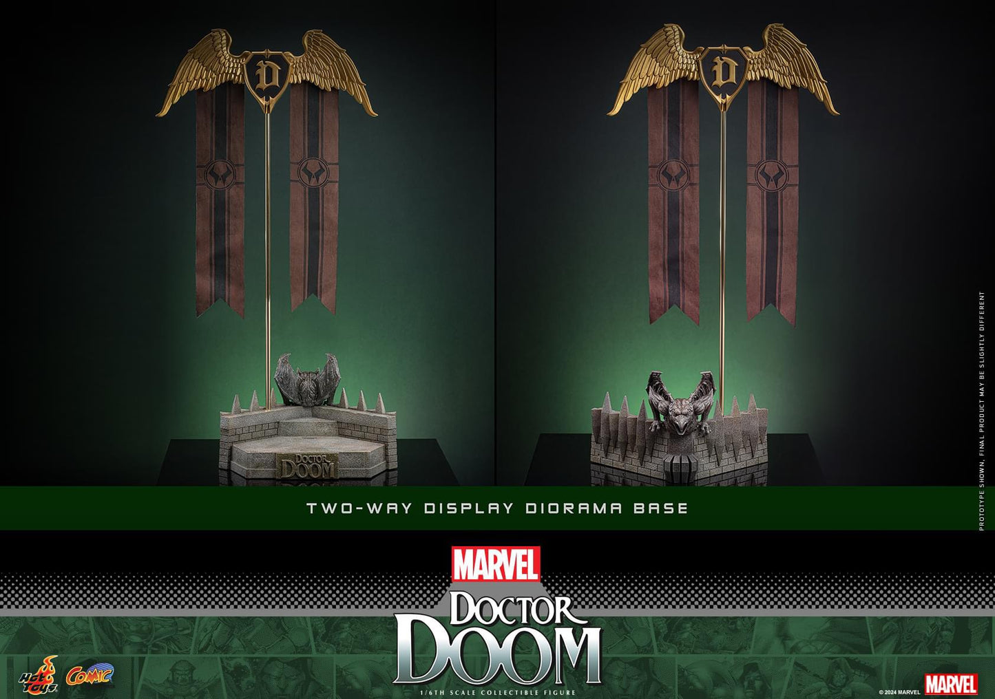 Preventa Figura Doctor Doom - Marvel Comics marca Hot Toys CMS022 escala 1/6