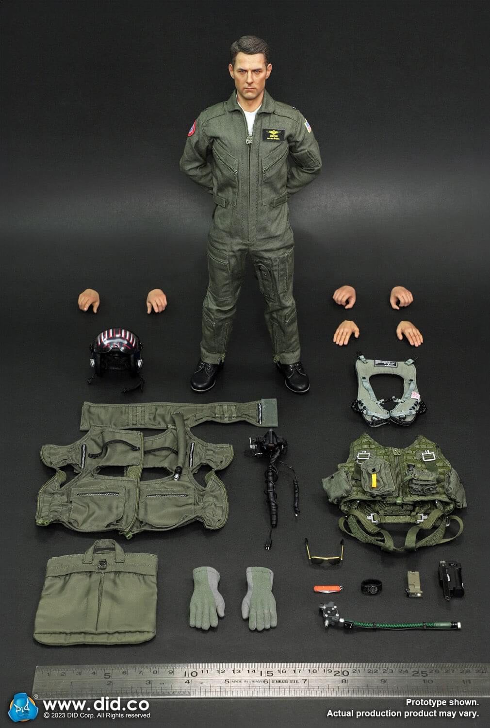 Pedido Figura Captain Mitchell - The US Navy Fighter Weapons School Instructor F/A-18E Pilot marca DID MA80170 escala 1/6